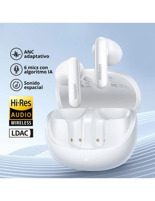 Audífonos Inalámbricos HiTune H6 PRO UGREEN con cancelación de ruido