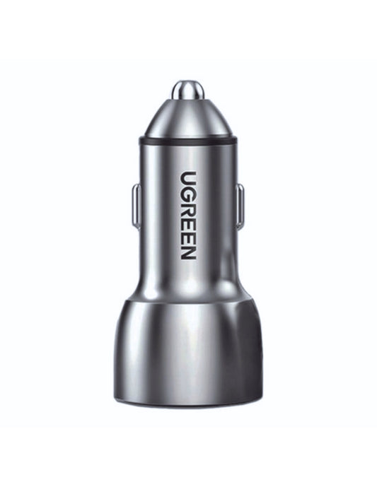 Cargador Auto Ugreen 60980 52.5W Dual PD 3.0 Qc 3.0 Aluminio