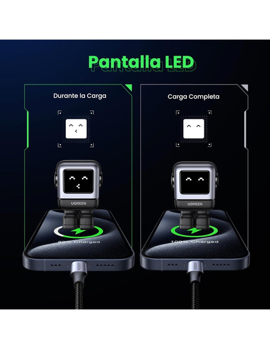 Cargador UGREEN Nexode 30W Tipo C Carga Rápida GaNRobot