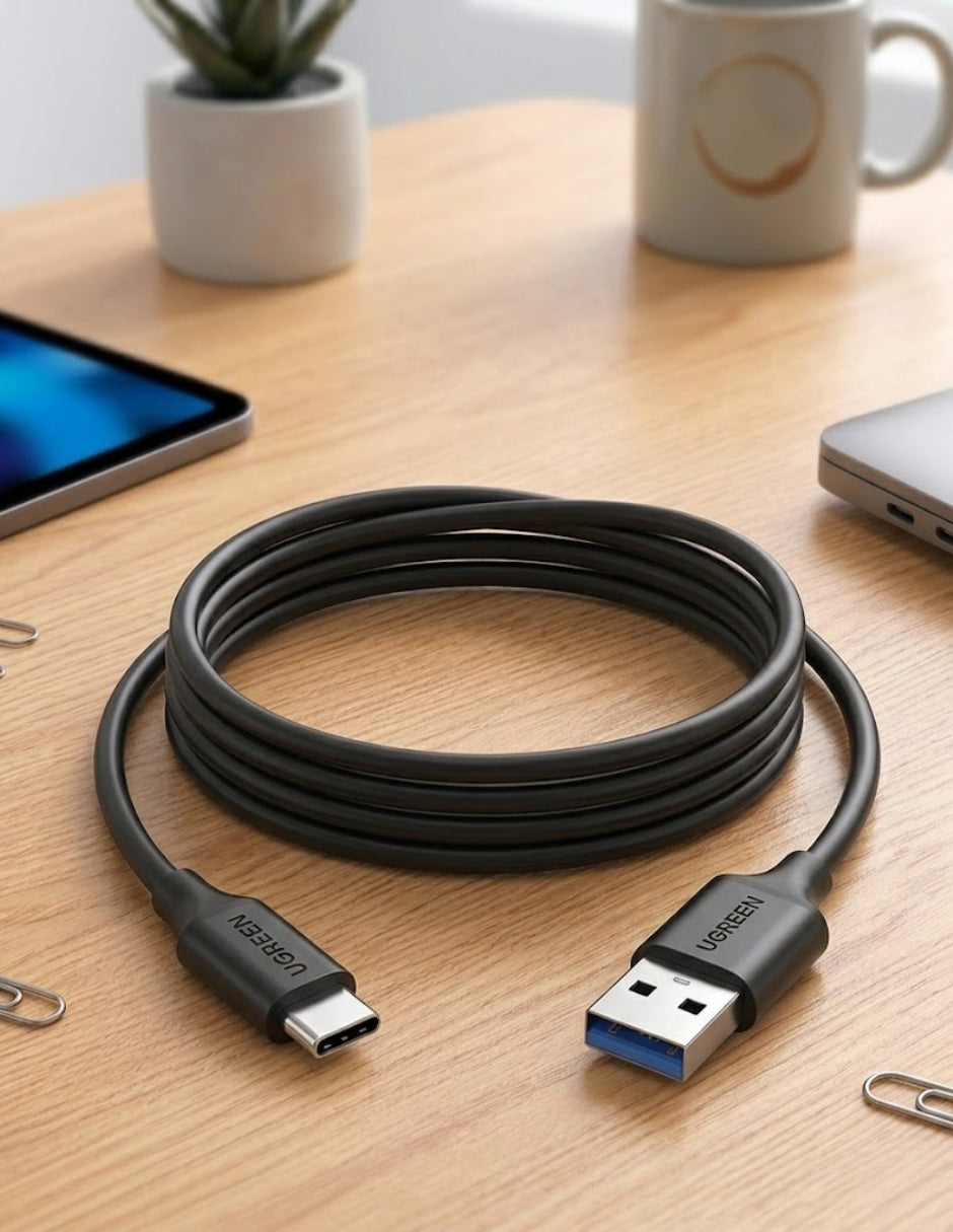 Cable Usb C Ugreen 3.0 Carga Rápida 3a 5gbps 1m Original