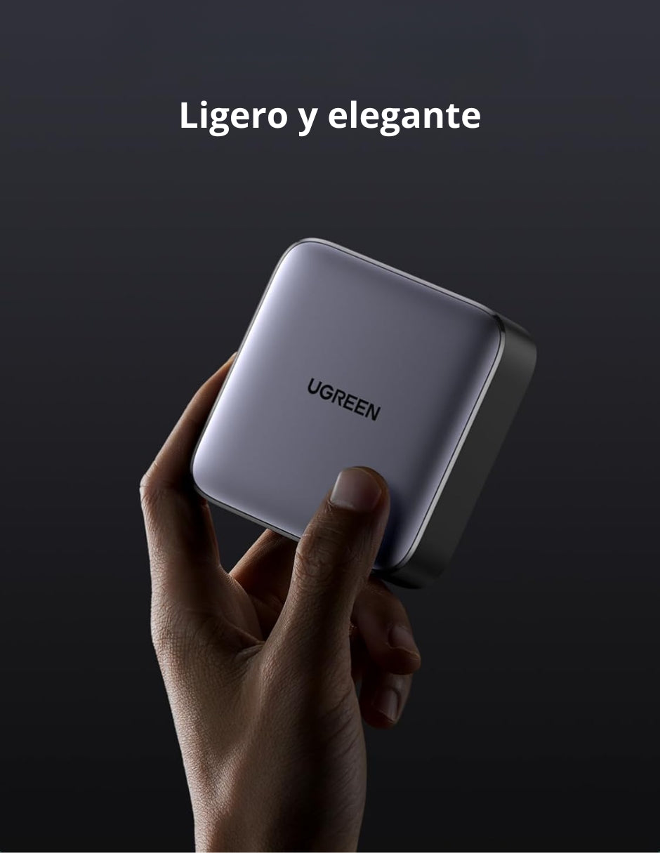 Estación de Carga 4 en 1 65W CD327 Ugreen 2 USB C, 2 USB A gris