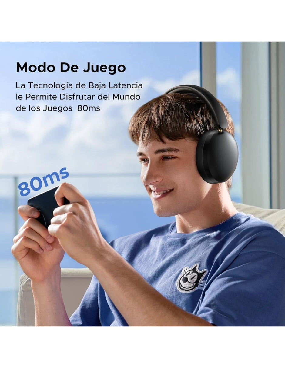 Audífonos Inalámbricos Ugreen Studio Max2 Negro 80H Batería, Audio 3D