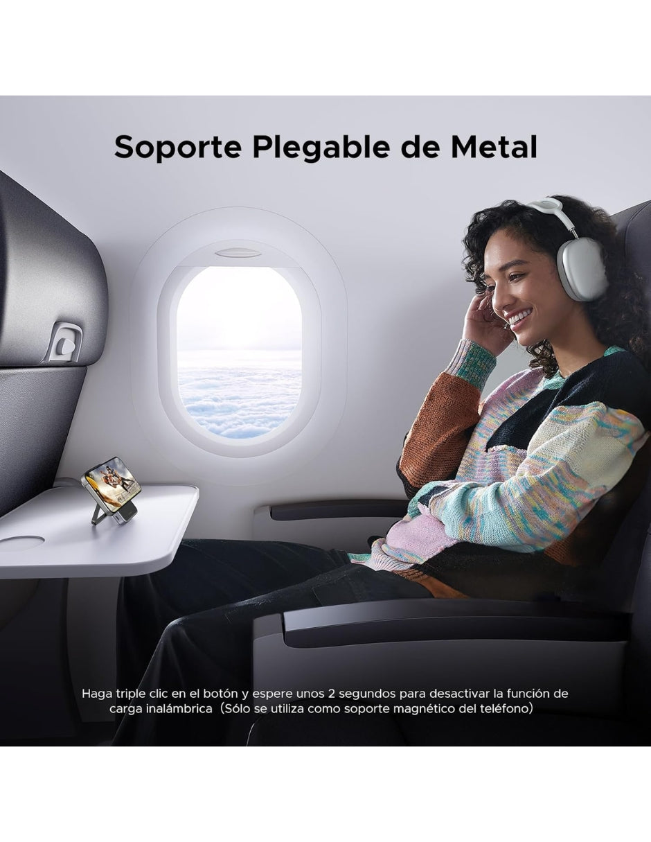 Power Bank Ugreen 10,000mAh MagSafe Mini 7.5W con pantalla Gris