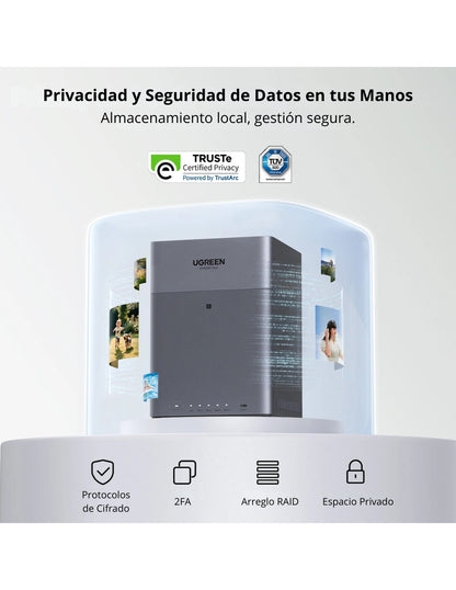 Servidor Nas Ugreen Dh4300 Plus 4 Bahias 8gb Ram 2.5gbe 85449