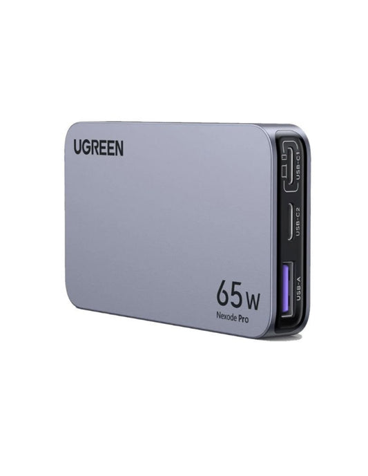 Cargador Ugreen Nexode Pro 3 salidas 65W Ultra Delgado de Carga Rápida