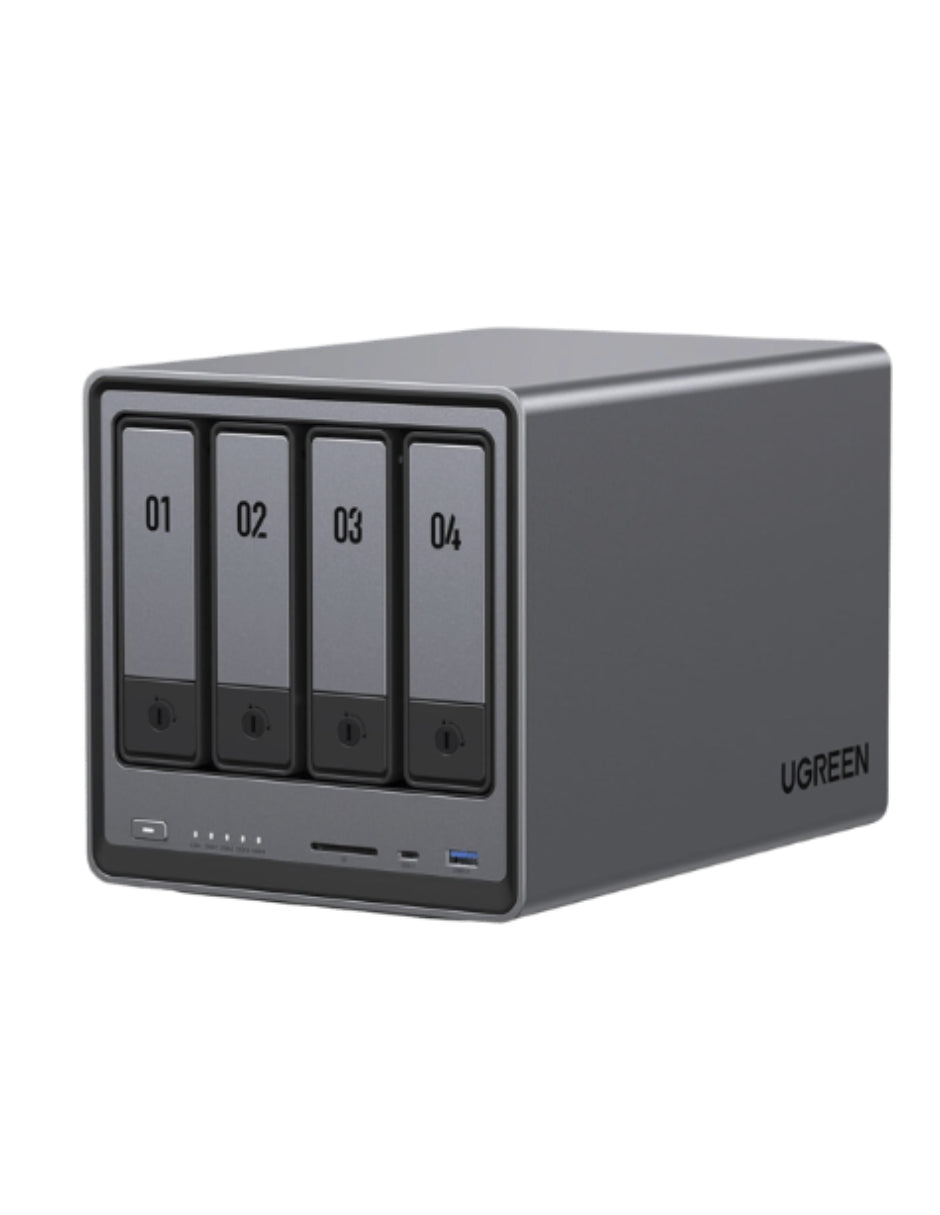 Open Box-UGREEN NASync DXP4800 4-Bahías Intel N100 8GB RAM 96TB Max