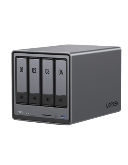 Open Box-UGREEN NASync DXP4800 4-Bahías Intel N100 8GB RAM 96TB Max