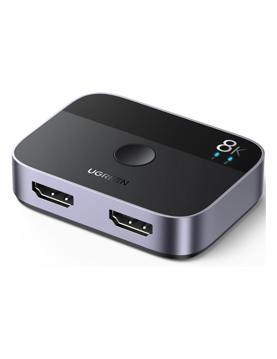 Conmutador Switch HDMI 2.1 Ugreen 90385 8K@60Hz 4K@120Hz p/ PS5 Xbox