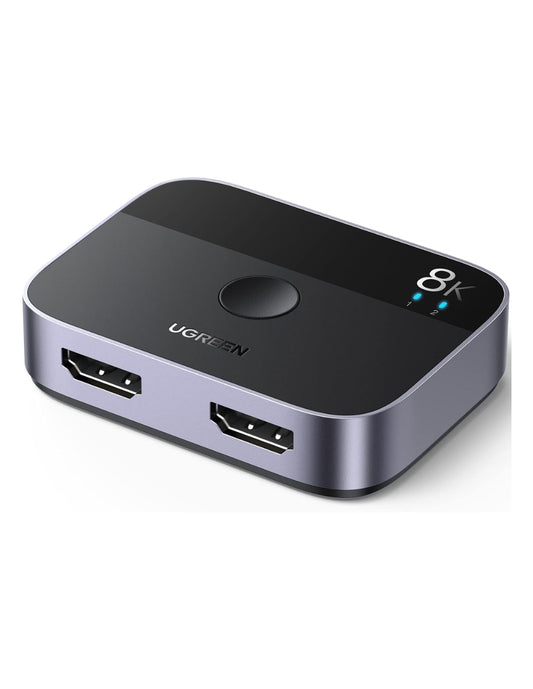 Conmutador Switch HDMI 2.1 Ugreen 90385 8K@60Hz 4K@120Hz p/ PS5 Xbox