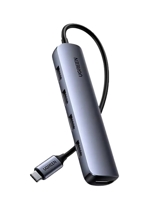 HUB USB-C 5 en 1 UGREEN 4 USB-A 3.0 y 1 HDMI 4K 5Gbps