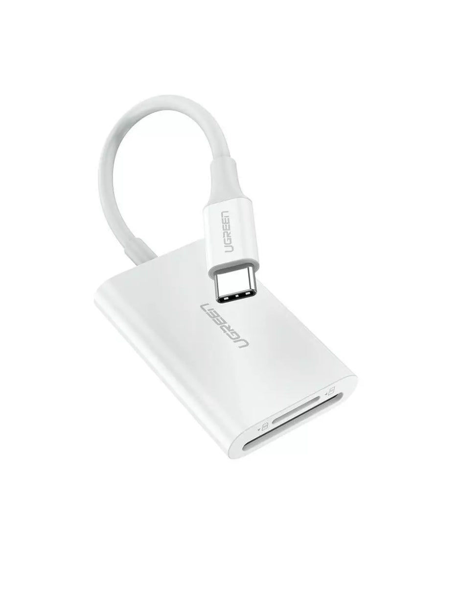 Lector Tarjetas Ugreen Usb C 2 En 1 Sd Micro Sd Otg 5gbps