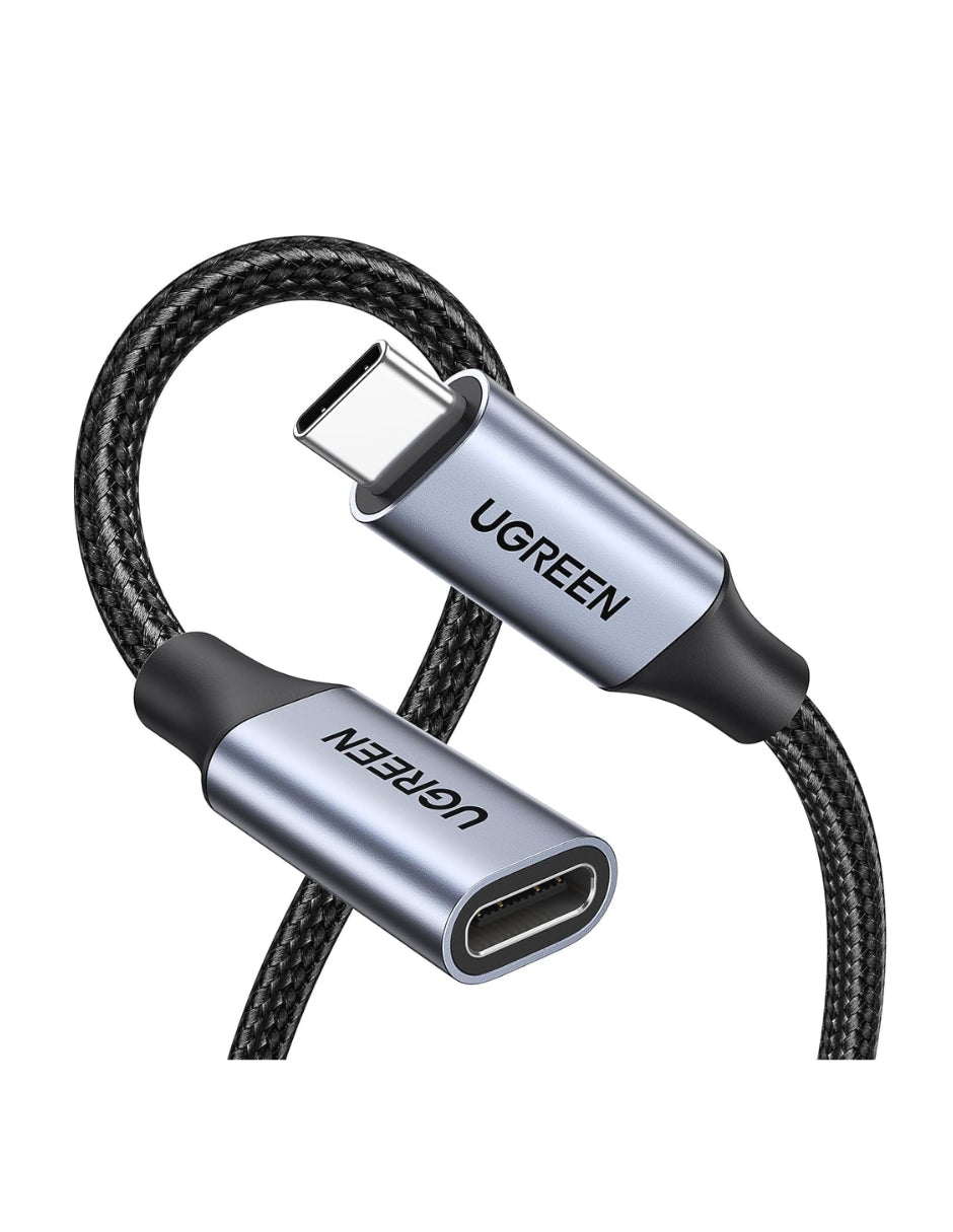 Cable Extensión USB C UGREEN 30205 1m 100W Carga Rápida 10Gbps 4K