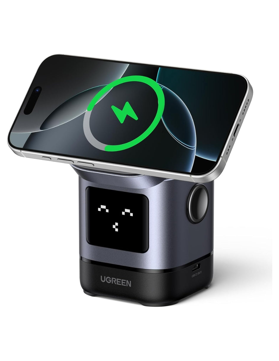 Cargador Inalámbrico Magsafe Ugreen Uno Qi2 15w Robot 45775
