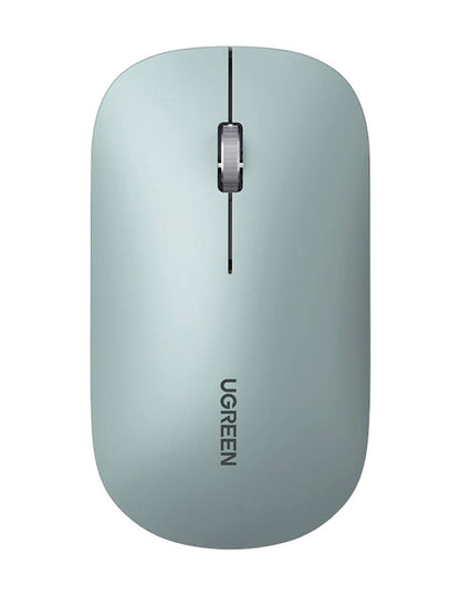Mouse Inalámbrico Silencioso Ugreen MU001 Verde 4000 DPI Ergonómico