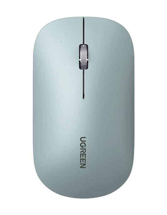 Mouse Inalámbrico Silencioso Ugreen MU001 Verde 4000 DPI Ergonómico