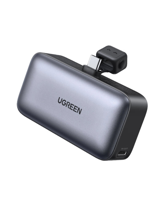 Power Bank Ugreen de 5000mAh tipo C 22.5W con pantalla LED