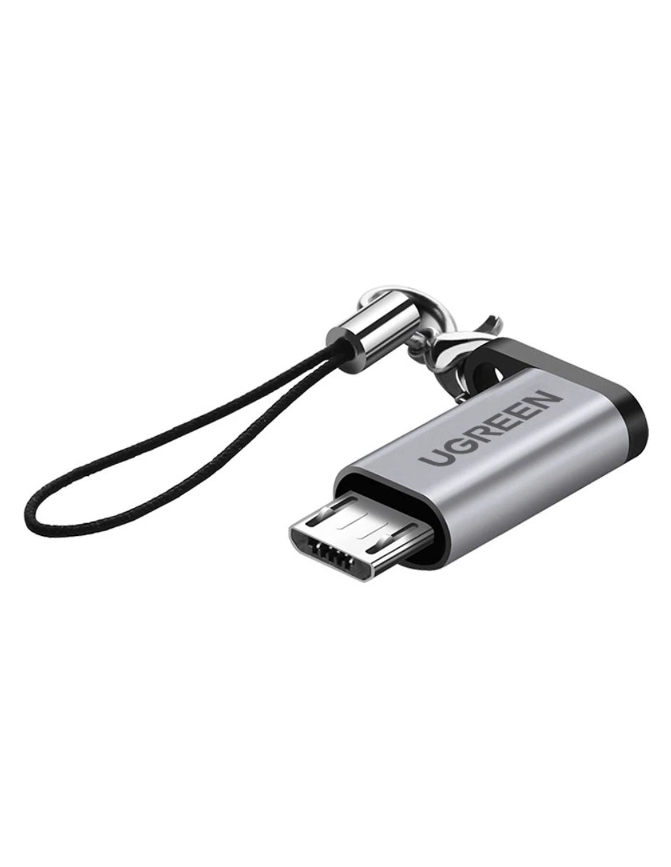 Adaptador Ugreen USB-C 3.1 a Micro USB Carga Rápida Sincronización Datos 480Mbps