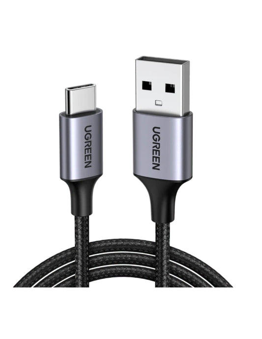 Cable USB-A a Tipo C Ugreen Reforzado con Nylón de 2m Negro
