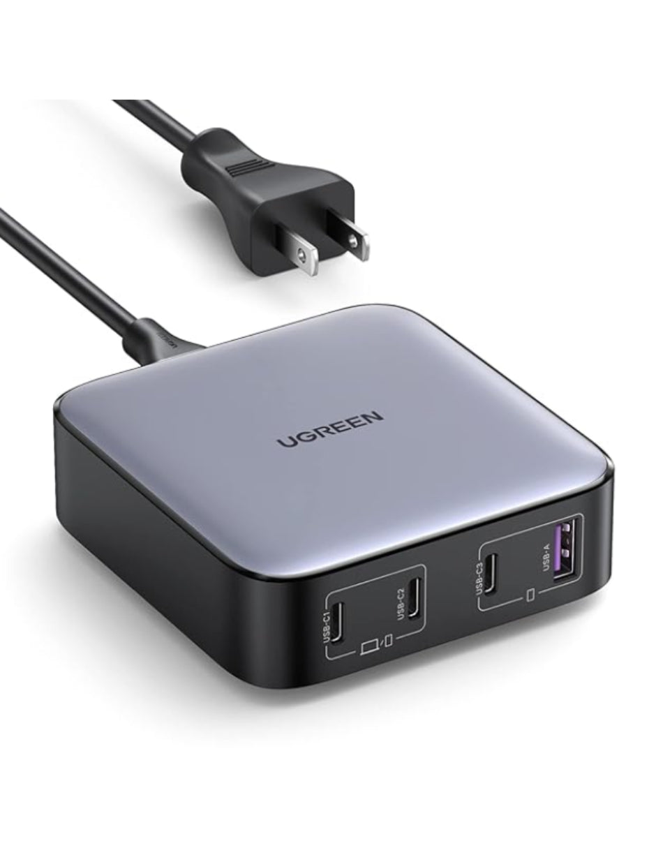 Estación de Carga UGREEN Nexode 100W GaN - Cargador de Escritorio 4 en 1