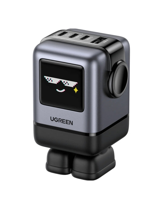 Cargador UGREEN Nexode 100W 3 Tipo C, 1 USB A Carga Rápida GaNRobot