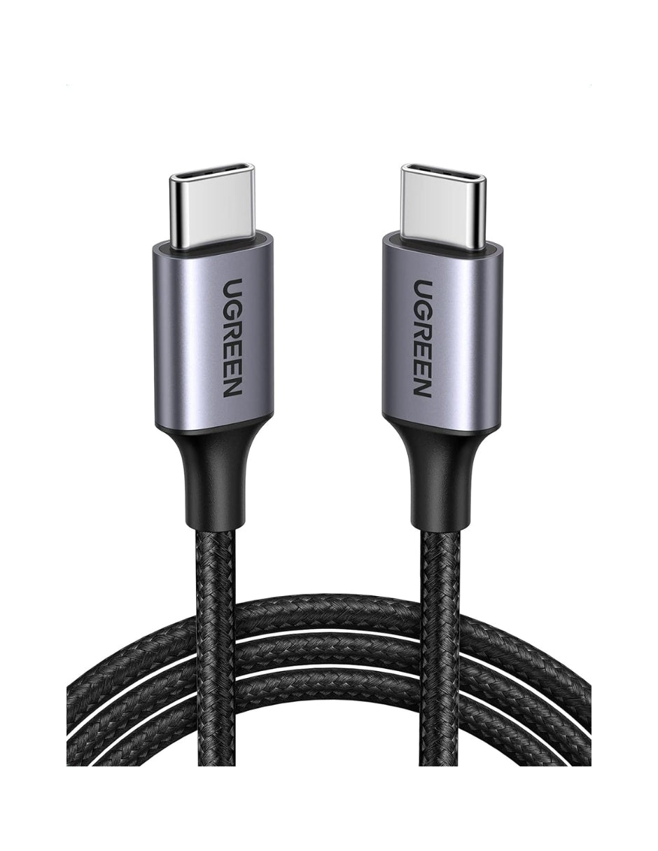 Cable Cargador Ugreen 50150 Usb C Carga Rápida de 1m color Gris