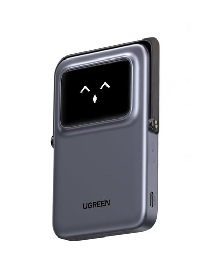 Power Bank Ugreen MagSafe Mini 5000mAh 20W con pantalla Gris