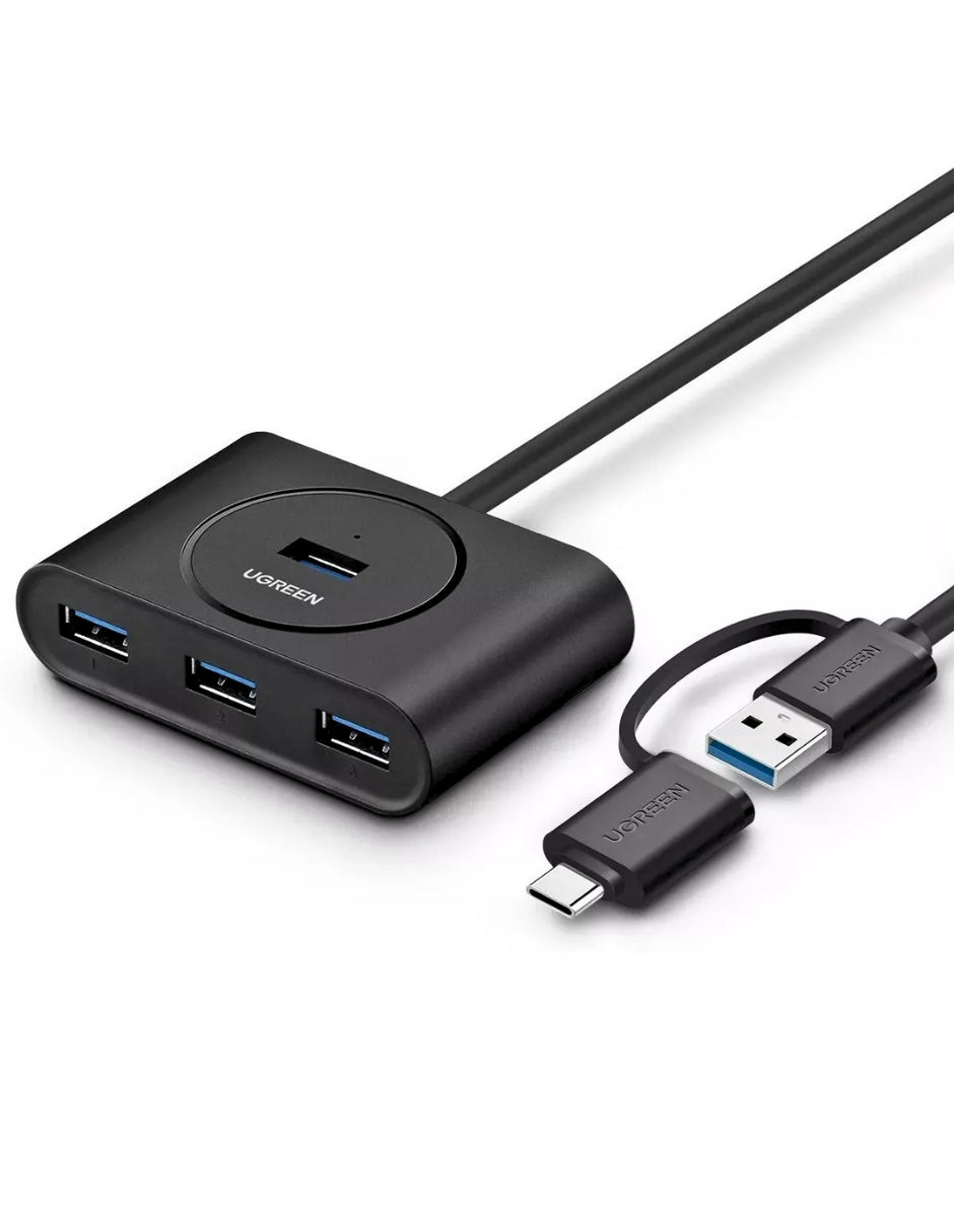 Hub 4 en 1 Ugreen USB 3.0 5Gbps 1m