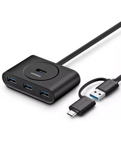 Hub 4 en 1 Ugreen USB 3.0 5Gbps 1m