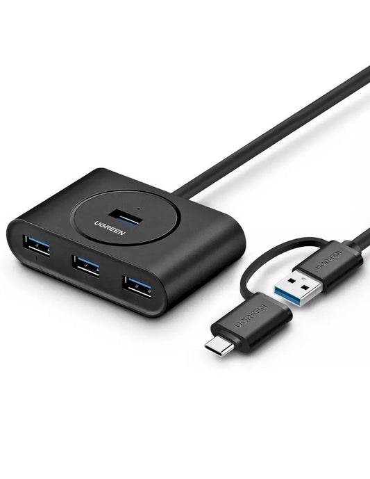 Hub 4 en 1 Ugreen USB 3.0 5Gbps 1m