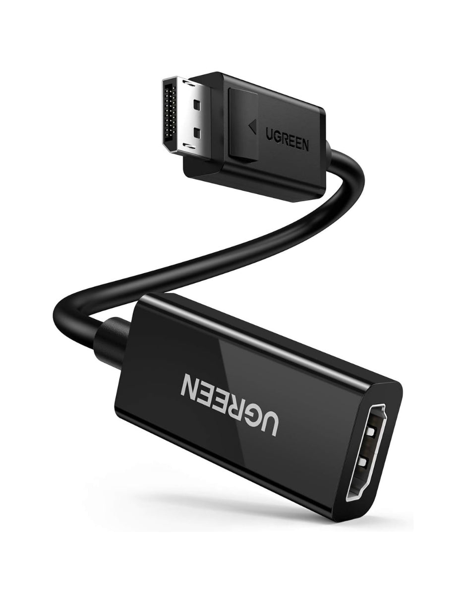 Adaptador Ugreen DisplayPort a HDMI 4K@60Hz Unidireccional 70694