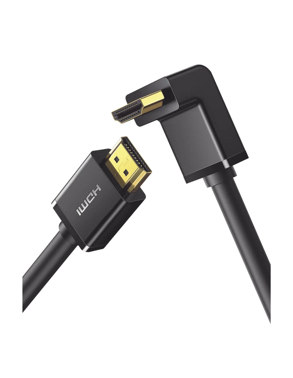 Cable HDMI 2.0 Ugreen 10172 4K@60Hz 1m Ángulo 90°
