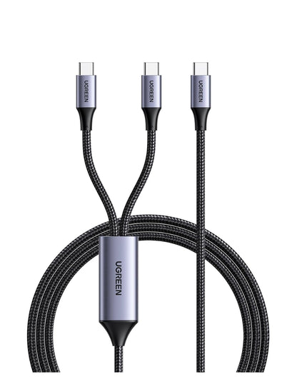 Cable USB-C a C en Y UGREEN 35087 1.5m Carga Rápida 100W