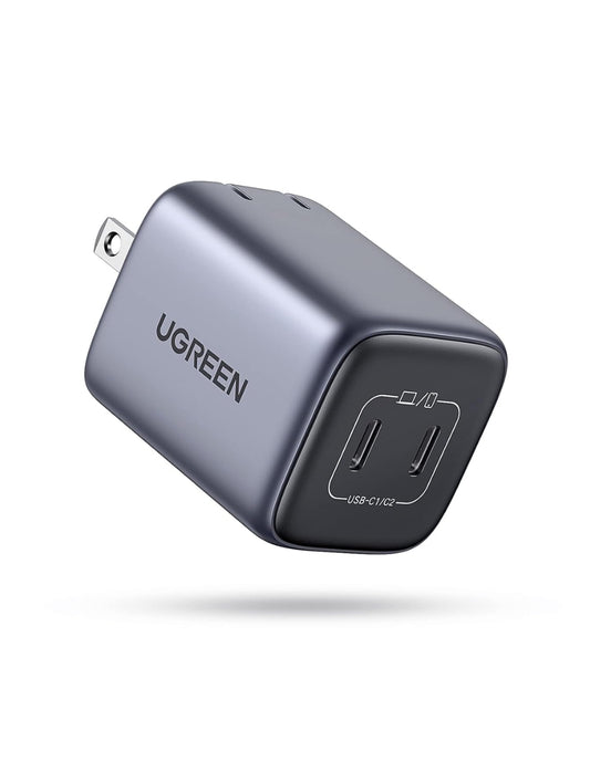Cargador 45w Ugreen Carga Rápida Nexode Gan 2 Usb C Portátil