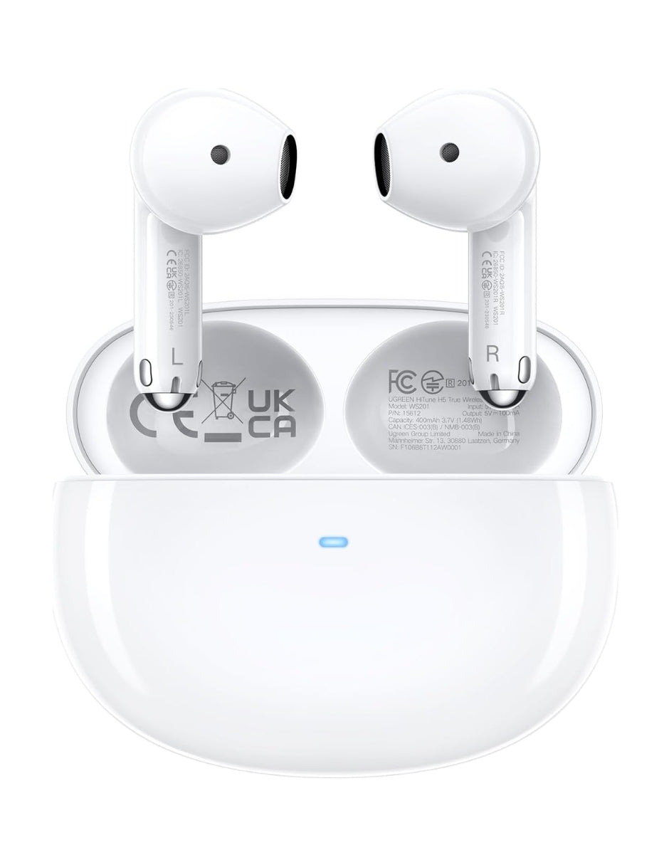 Audífonos Inalámbricos Bluetooth 5.3 UGREEN In ear con Cancelación de ruido Blancos