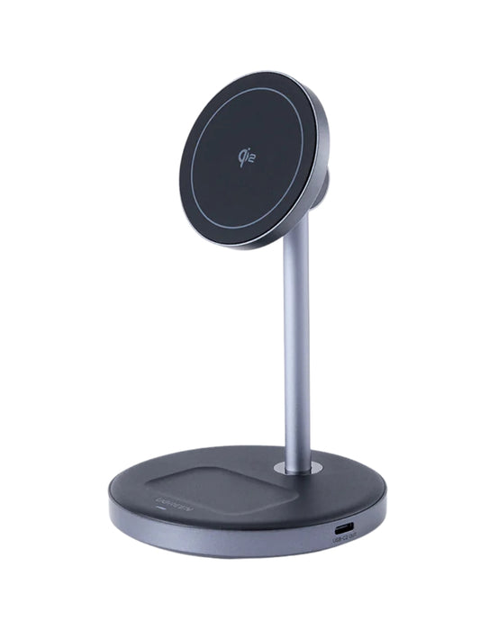 Soporte de carga magnético Ugreen 2 en 1 de 15W Qi2