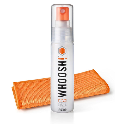 Limpiador de Pantallas Whoosh! 30 ml + 1 paño de micro fibra