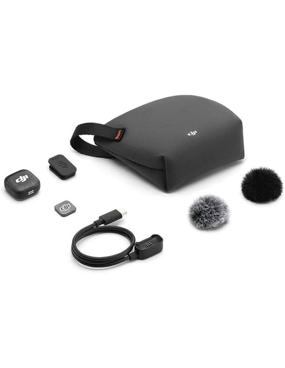 Micrófono Dji Mic 3, transmisor único, 1 Tx, negro