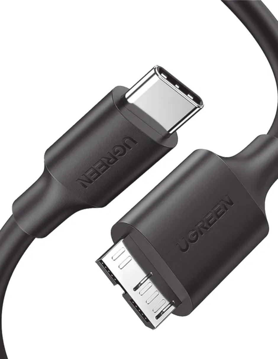 Cable Ugreen Usb C A Micro B 3.0 1m Carga Rápida 5gbps