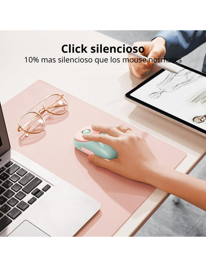 Mouse Inalámbrico UGREEN MU102 FUN+ Recargable Bluetooth 4000 DPI Silencioso Ergonómico