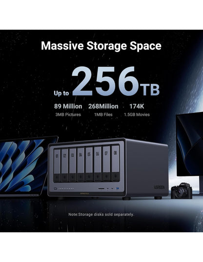 UGREEN NASync DXP8800 Plus NAS 8 Bahías Intel i5 10Gbe
