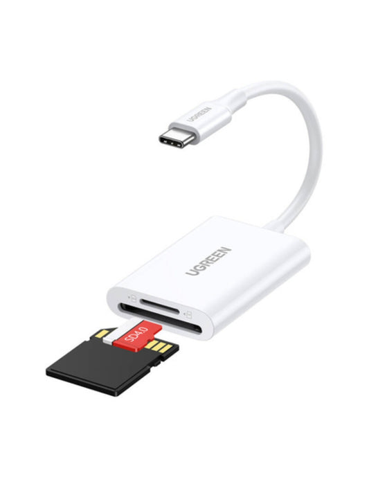 Lector Tarjetas Ugreen Usb C 2 En 1 Sd Micro Sd Otg 5gbps
