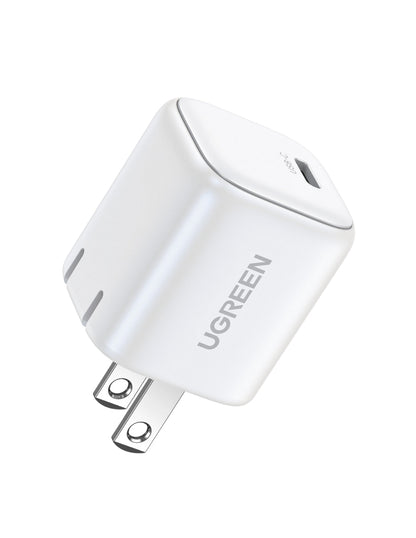 Cargador Pared Ugreen 15328 Nexode Mini 20W Usb-c Gan Blanco