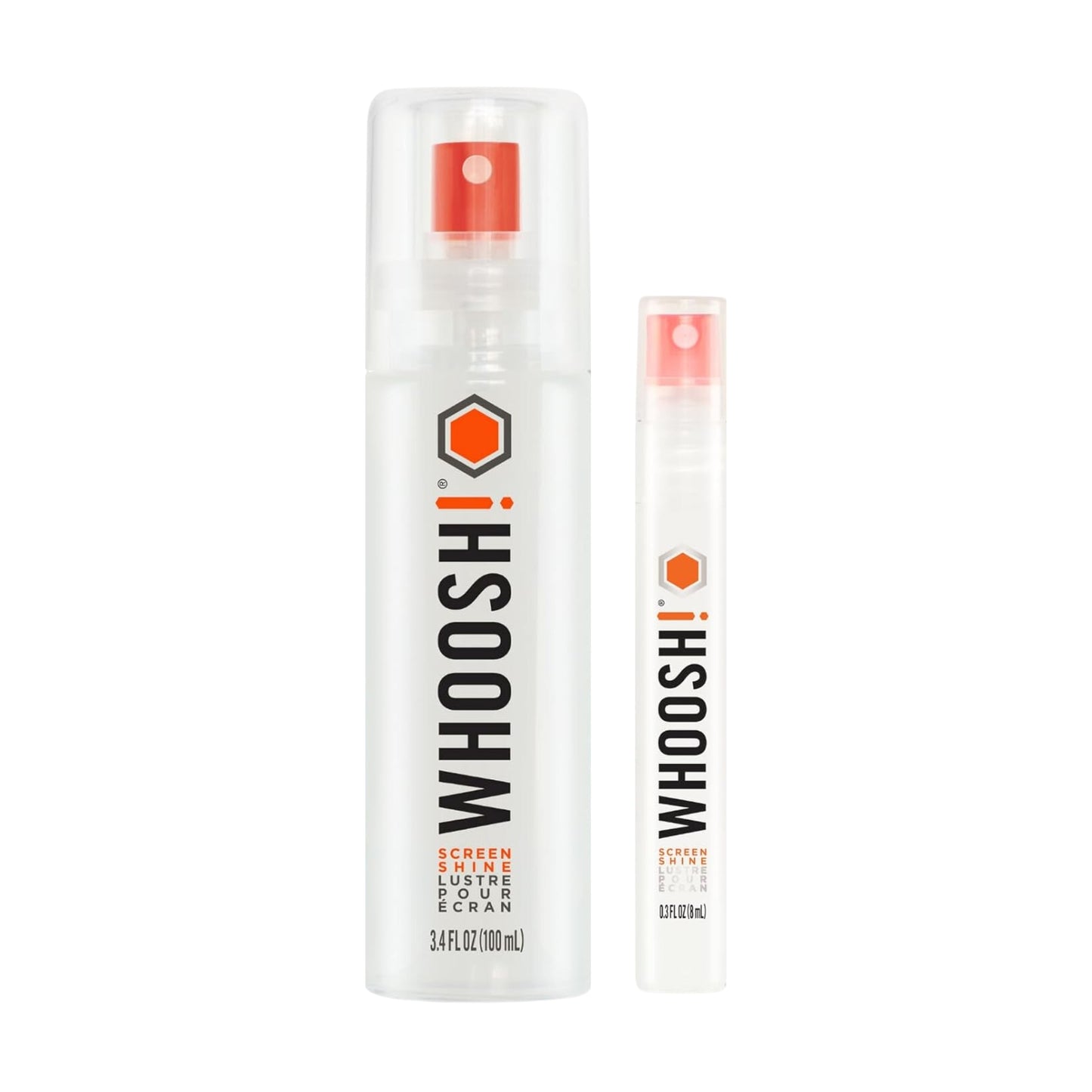 KIT de Limpieza para Pantallas Woosh! 100 ml + 8 ml + 2 paños