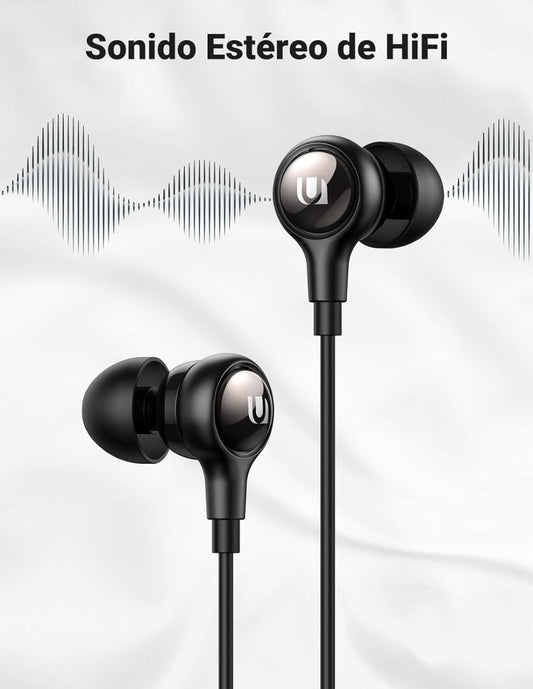 Audifonos Tipo C Ugreen con Manos Libres con Cancelación de Ruido