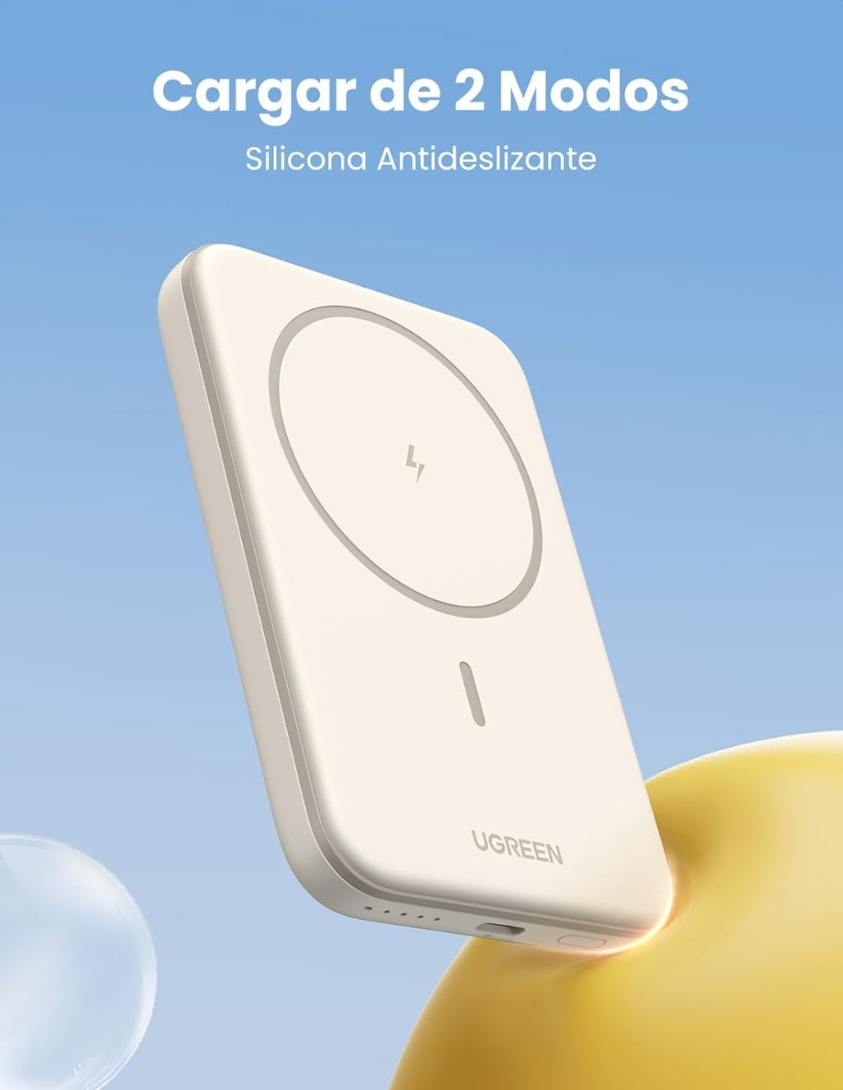 Power Bank Ugreen MagSafe Mini 5000mAh USB C 15W Blanco