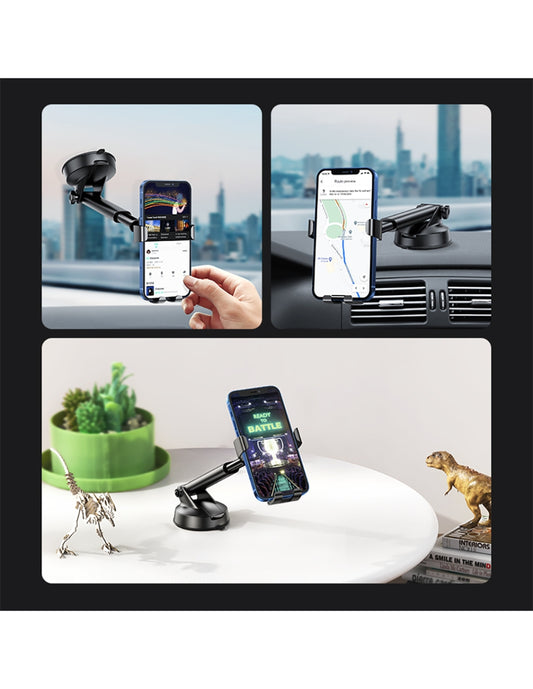Soporte de Celular para Tablero de Auto Ugreen Ajustable Negro