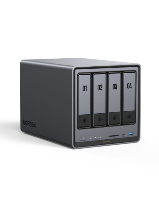 Open Box-UGREEN NASync DXP4800 4-Bahías Intel N100 8GB RAM 96TB Max