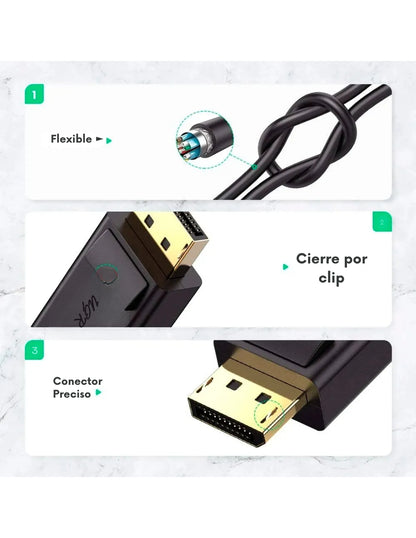 Adaptador Ugreen DisplayPort a HDMI 4K@30Hz Convertidor