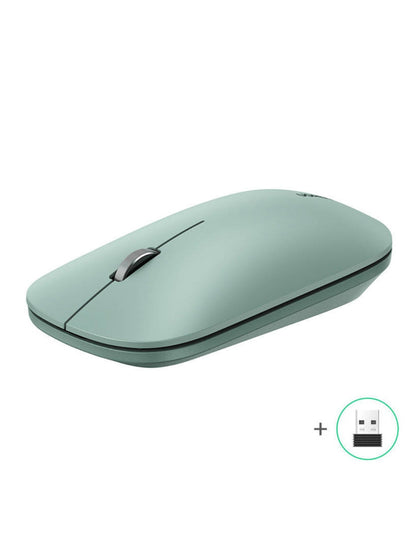 Mouse Inalámbrico Silencioso Ugreen MU001 Verde 4000 DPI Ergonómico