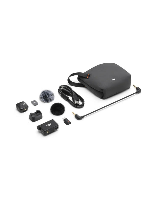 Micrófono Inalámbrico DJI Mic Mini DM3004 (1 TX + 1 RX) Profesional